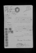Processo do passaporte de Domingos Dias Barros