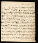 Carta do Duque de Serracapriola