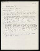 Copy of handwritten notes: commentary 32 - line-by-line Transput
