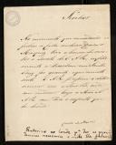 Carta de António de Araújo de <span class="hilite">Azevedo</span> para o Príncipe Regente