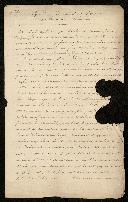 Carta do Duque de Brunswick para o Príncipe Louis Ferdinand