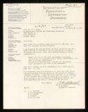 Copy of letter of Richard E. Utman to Professor Fritz L. Bauer