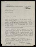 Letter of Heinz Zemanek to Willem van der Poel