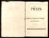 Documentos relativos à invasão de Portugal pelos franceses