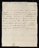 Carta de Lord Malmesbury para António de Araújo de Azevedo