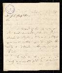 Carta de John Campbell, Coronel do 4.º Regimento de Cavalaria