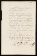 Anexo da carta de Sebastião José de Arriaga Brum da Silveira, datada de 1811.09.24