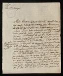 Carta de  Mariana Joaquina Apolónia Pereira de Vilhena, dama da Rainha D. Maria I