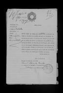 Processo do passaporte de Manuel Maria Lomba