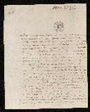 Carta de D. Domingos de Sousa Coutinho para António de Araújo de Azevedo