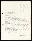 Letter of Jacques Cohen to Willem van der Poel asking authorisation to be an observer in Munich meeting