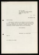Copy of letter of Willem van der Poel to A. G. Grace inviting him to be an observer
