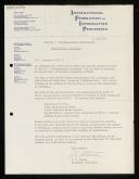 Copy of letter of Richard E. Utman to members of TC2