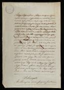 Carta de Francisco José Maria de Brito para Joaquim Guilherme da Costa Posser