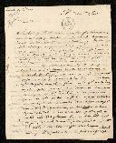 Carta de D. Domingos de Sousa Coutinho para António de Araújo de Azevedo