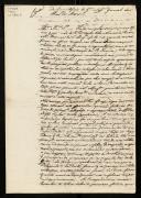 Carta de Francisco António de Araújo de Azevedo dirigida ao Conde dos Arcos
