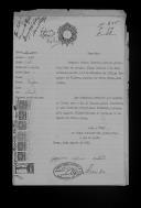 Processo do passaporte de Gregorio Afonso Batista