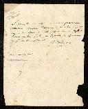 Nota de Charles Delacroix para António de Araújo de Azevedo