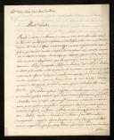 Carta de Verdier para Francisco José Maria de Brito