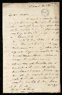 Carta do Marquês de Campo Maior, Marechal General Comandante em Chefe do Exército português desde 1809