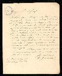 Carta de Rafael da Cruz Guerreiro para Bernardo José de Abrantes e Castro