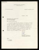 Letter of A. Grau to Willem van der Poel about the Minority Report