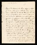 Carta de  José Francisco Correia da Serra