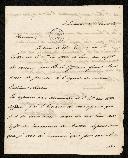 Carta de Lord Strangford para António de Araújo de Azevedo