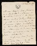 Carta de Sir James Gambier para António de Araújo de Azevedo
