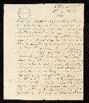 Carta de D. Alexandre de Sousa e Holstein