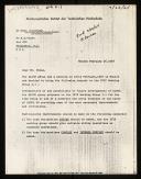 Copy of letter of Hans Langmaack to Utman about Munich meeting