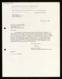 Letter of Douglas T. Ross to Willem van der Poel proposing that Willem assign him to whichever subcommittee he decides