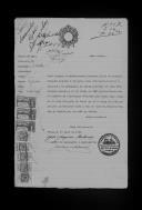 Processo do passaporte de Jose Joaquim Antunes
