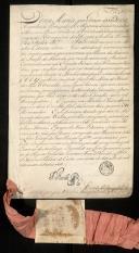 Carta da Rainha D. Maria I e do Visconde de Vila Nova de Cerveira para António de <span class="hilite">Araújo</span> de Azevedo
