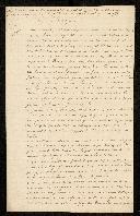 Carta de Monsieur I'Amiral Chevalier de Kinsbergen para o Priíncipe d'Orange