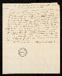 Carta de S. E. Milord Auckland para Mr. Le Greffier Fagel