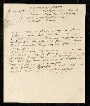 Carta de Charles Delacroix para António de Araújo de <span class="hilite">Azevedo</span>