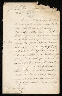 Carta de G. M. Bligh para Lord Strangford