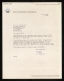 Letter of T. B. Steel, Jr. To Willem van der Poel with congratulations on the successful effort at ISO