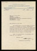 Letter of A. A. Dorodnicyn to Willem van der Poel about he Working Group of the USSR