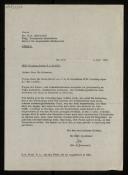 Copy of letter of Heinz Zemanek to H. R. Schwarz about the Working Group 2.1