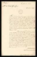 Carta de Manuel da Rocha Sousa e Lima