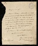 Carta do Duque de Coigny