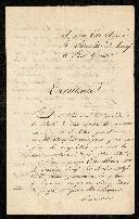 Carta de Johannes Philippus Van Blenty