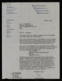 Letter of Heinz Zemanek to J. Joe Wegstein