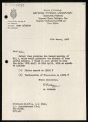 Copy of letter of M. Woodger to Willem van der Poel about the Warsaw meeting