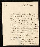 Carta de José de Sousa de Mendonça Corte Real para António de Araújo de Azevedo