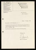 Copy of circular letter of Heinz Zemanek to members of IFIP WG 2.1