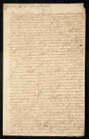 Cópia da carta escrita por um "súbdito muito honrado e não conhecido" e enviada ao Conde de Resende em 10 de outubro de 1801.