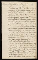 Carta de António de Araújo de Azevedo para Charles Maurice Talleyrand